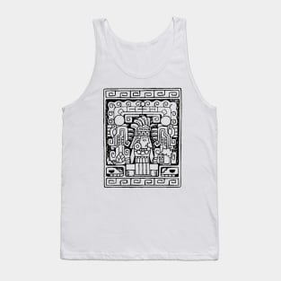 Aztec Beer Hops Dragon Tattoo Tank Top